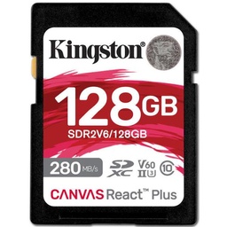 [SDR2V6/128GB] 128GB Canvas React Plus SDXC U3 V60