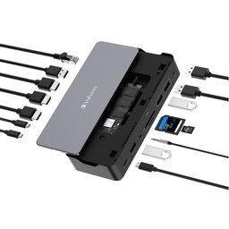 [32173] USB C 15 IN 1 HDMI SLOT SSD 8K PD