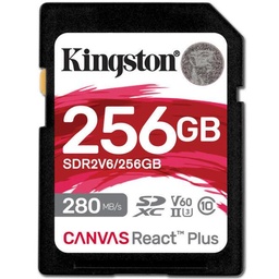 [SDR2V6/256GB] 256GB Canvas React Plus SDXC U3 V60