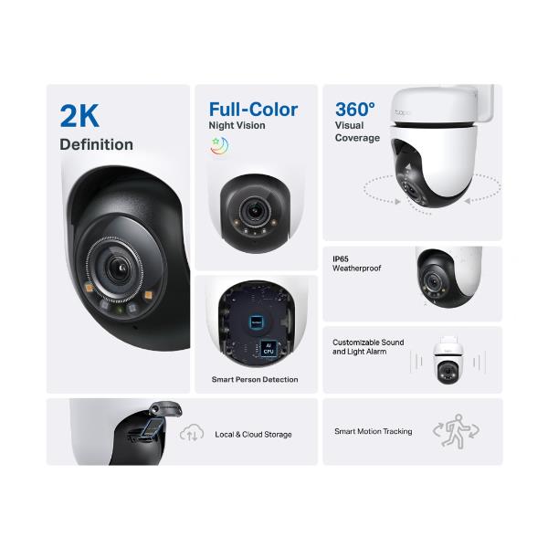 Outdoor Pantilt Secur WiFi Camer