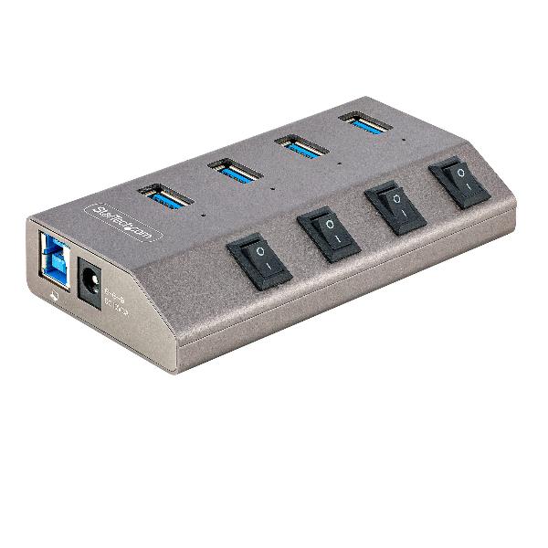 4 PT USB HUB WITH SWITCHES