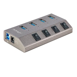 [5G4AIBSUSBHUBEU] 4 PT USB HUB WITH SWITCHES