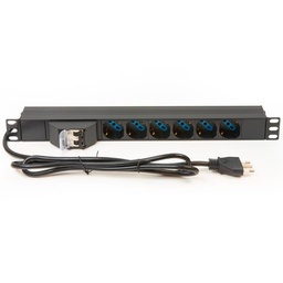 [LK10050] MULTIPRESA PER RACK 6 PRESE