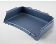 [TRVS01B] UNDERCOUNTER/BOX IN BLUE PLASTIC FOR COUNTERS DIM.CM.51X35X10H