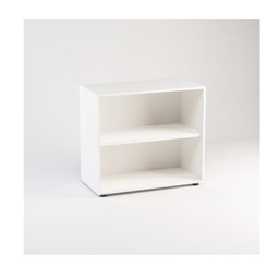 [RCBSW0] LIBRERIA BASSA A GIORNO DIM.CM.90X44,5X81,5h BIANCA