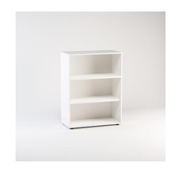 [PCBSW0] LIBRERIA MEDIA A GIORNO DIM.CM.90X44,5X119,8h  BIANCA